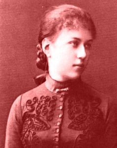 Ein Porträt von Alexandra als junger Frau
